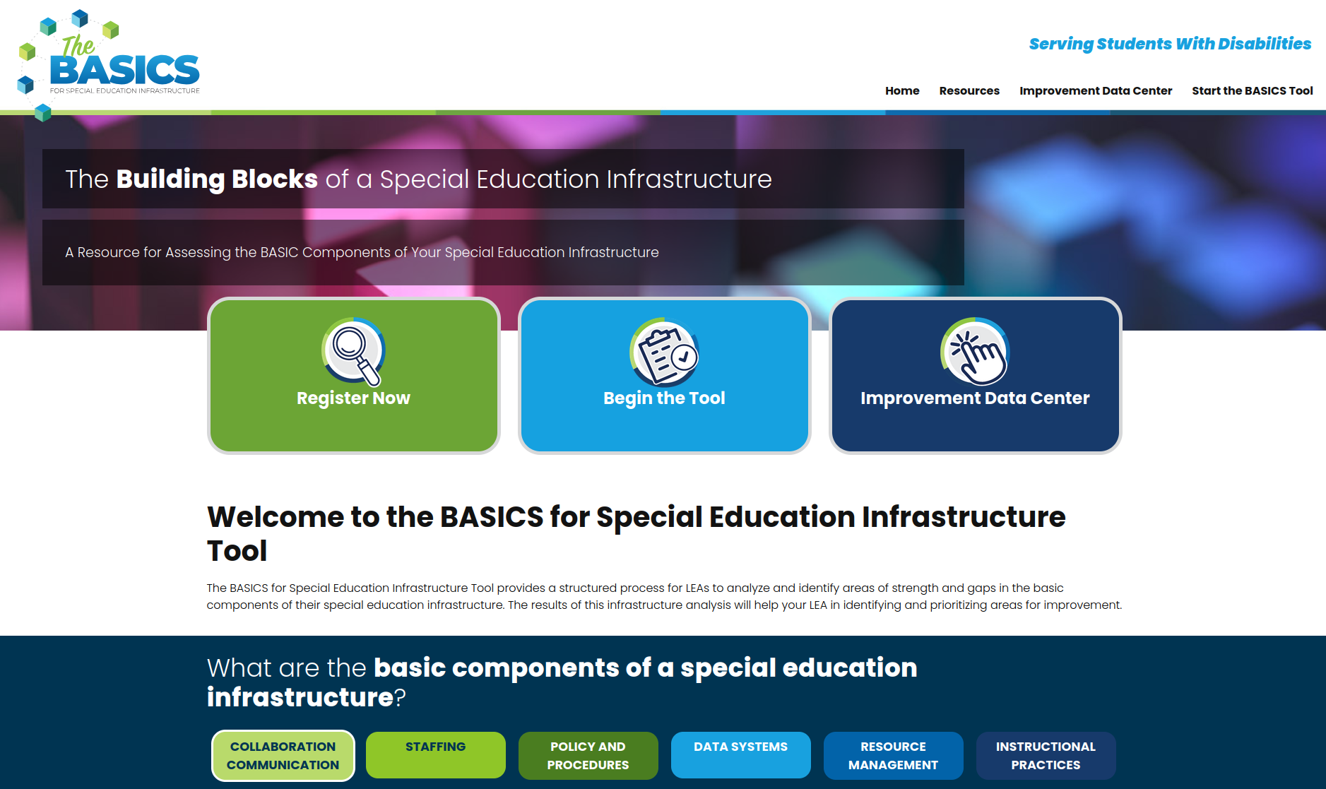 the BASICS Homepage